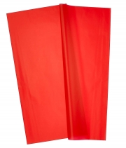 Изображение товара Однотонна матова плівка для квітів червона 20 шт.